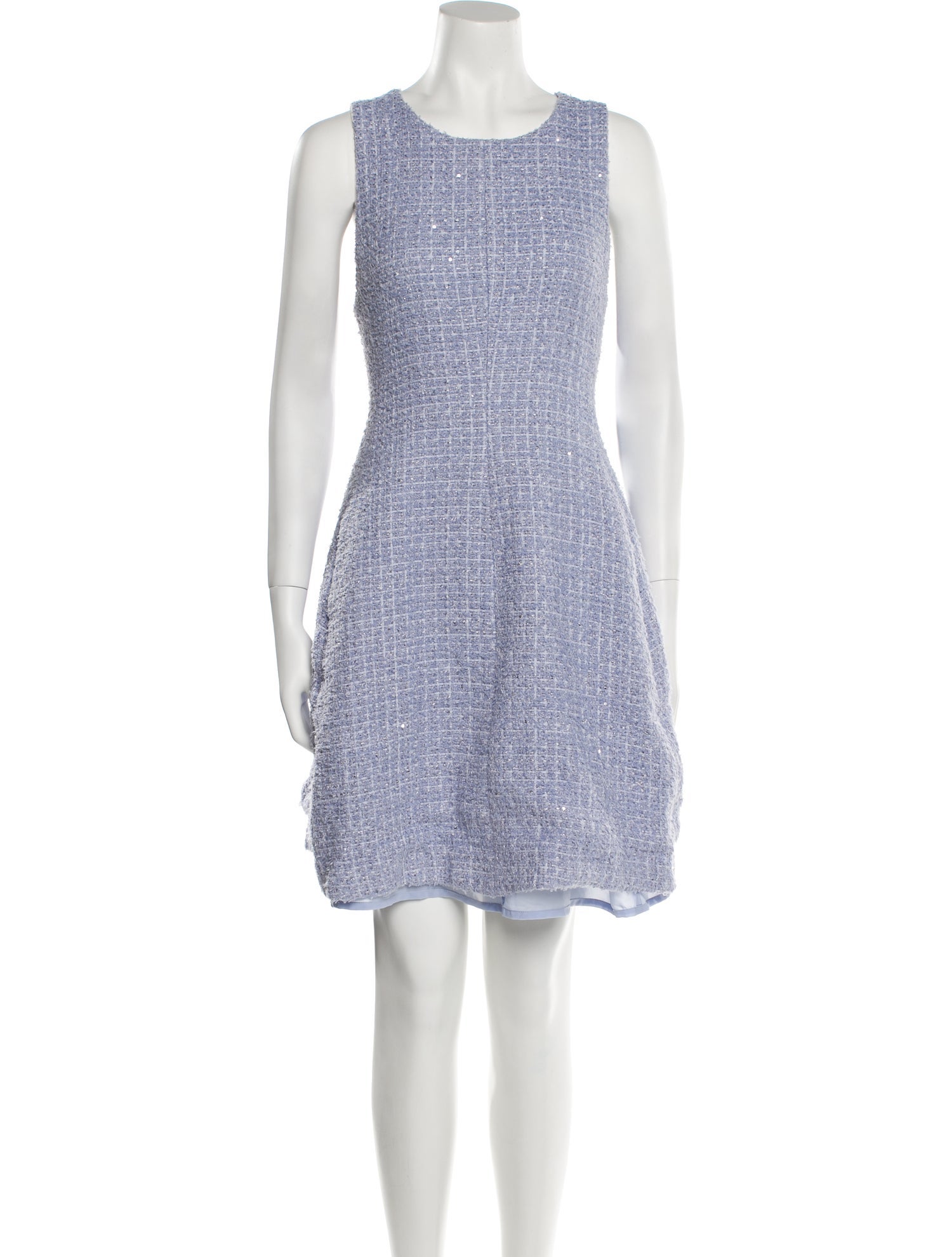 Emporio Armani Scoop Neck Knee-Length Dress