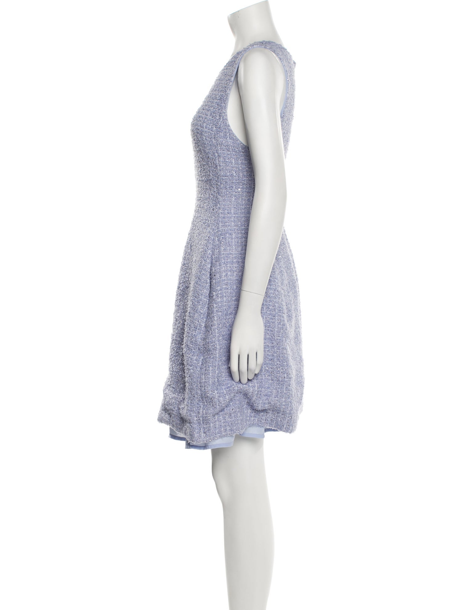 Emporio Armani Scoop Neck Knee-Length Dress