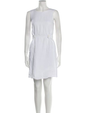 Emporio Armani Linen Mini Dress