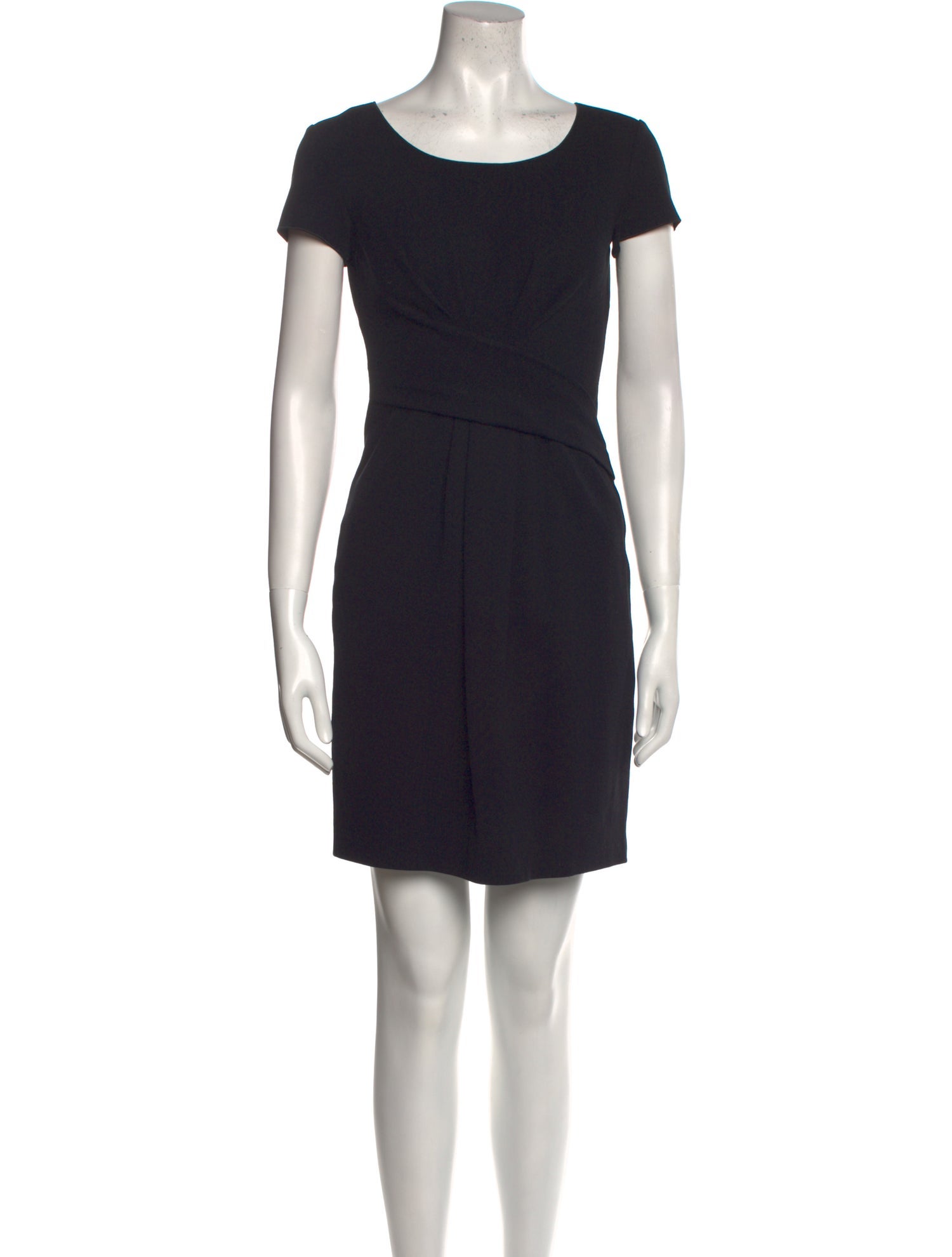 Emporio Armani Scoop Neck Mini Dress
