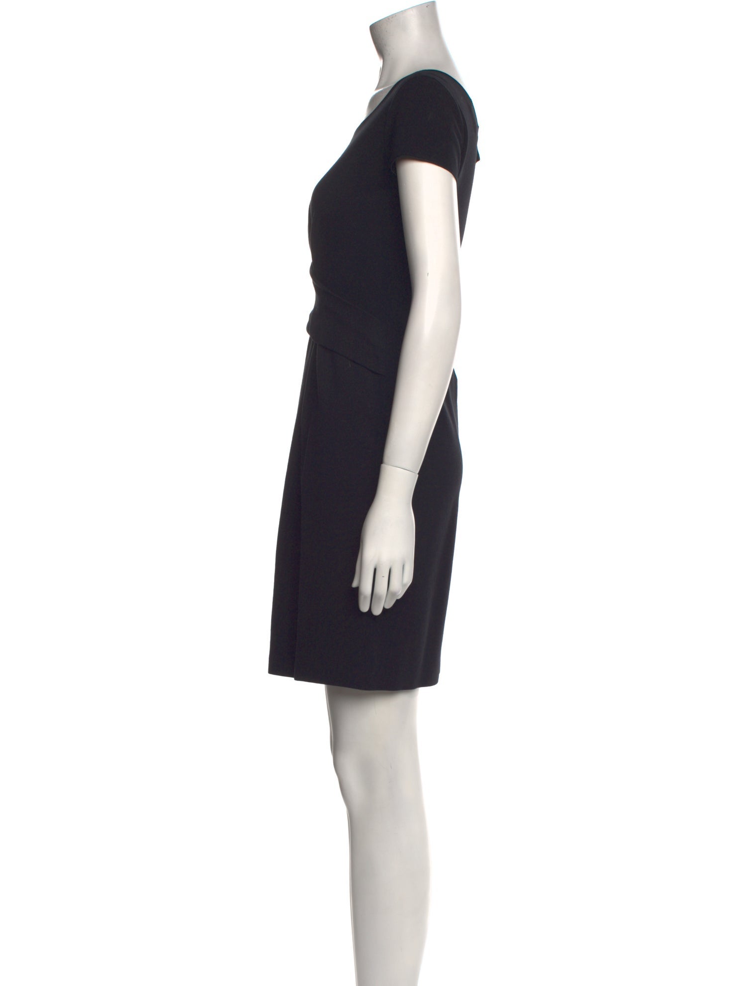 Emporio Armani Scoop Neck Mini Dress