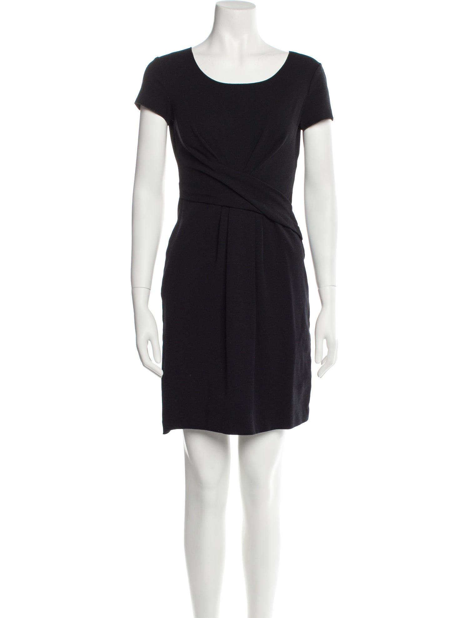 Emporio Armani Scoop Neck Mini Dress