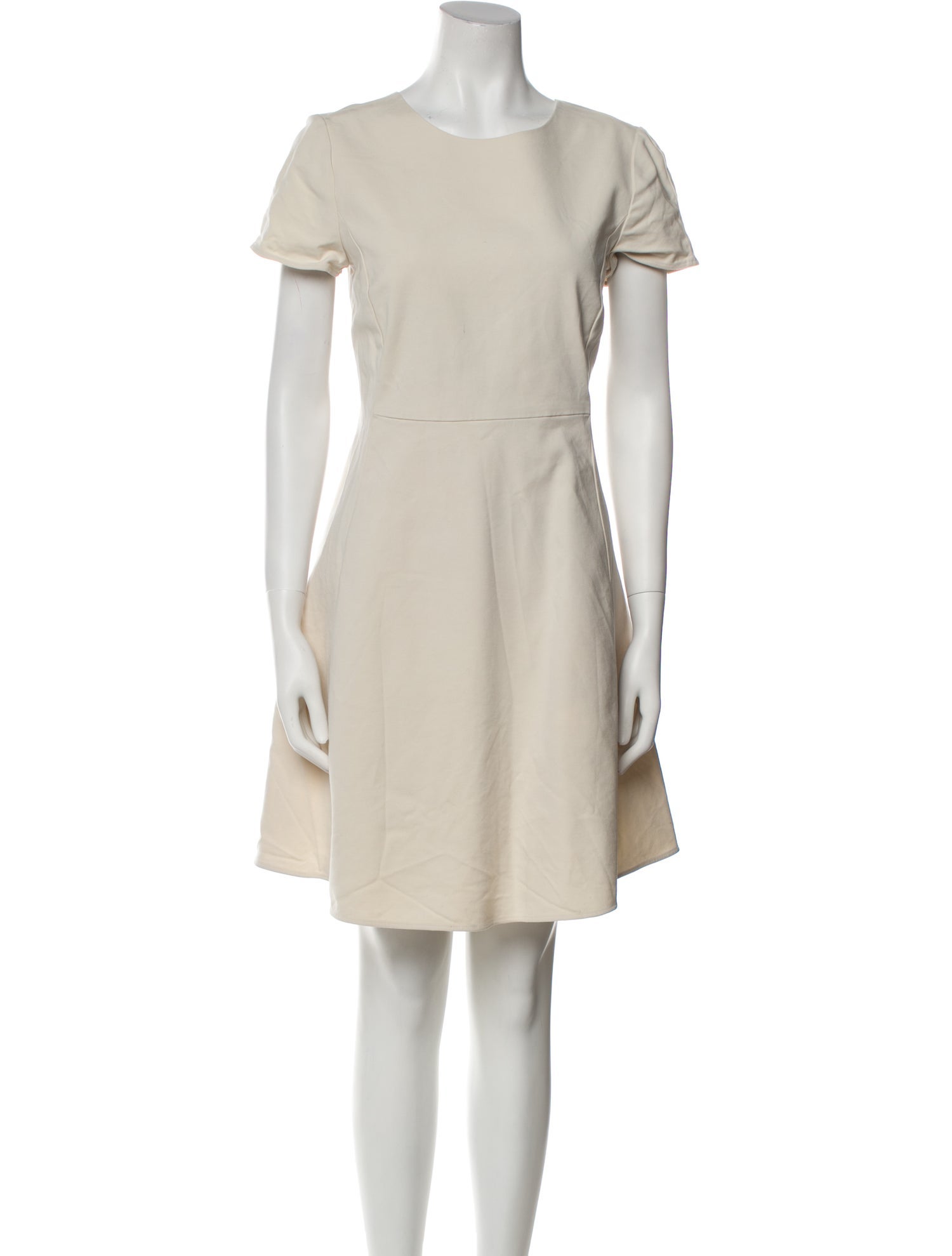 Emporio Armani Scoop Neck Mini Dress