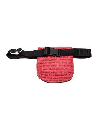 Emporio Armani Canvas Belt Bag
