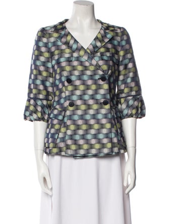 Emporio Armani Polka Dot Print Blazer