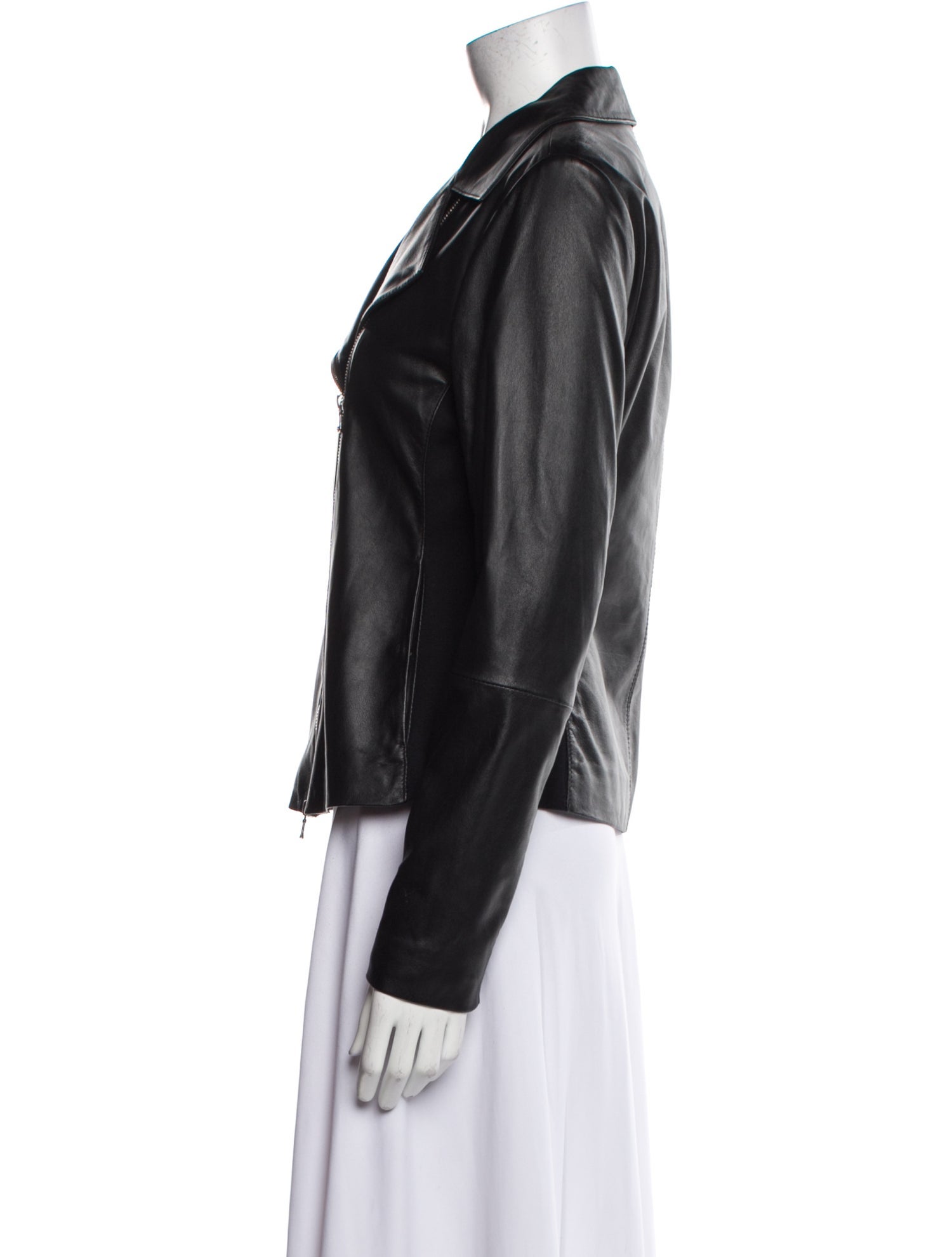 Emporio Armani Leather Biker Jacket