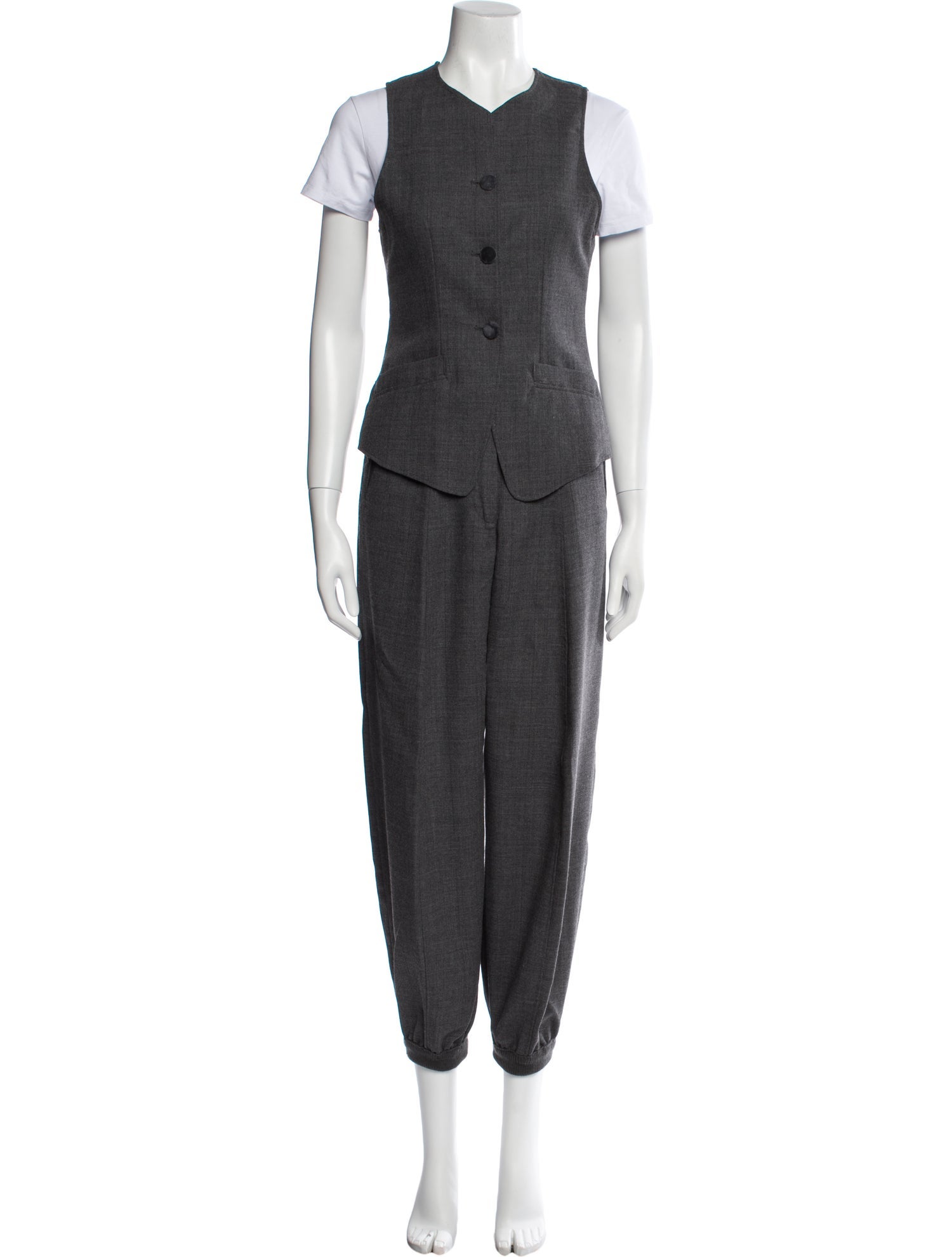 Emporio Armani Virgin Wool Pantsuit