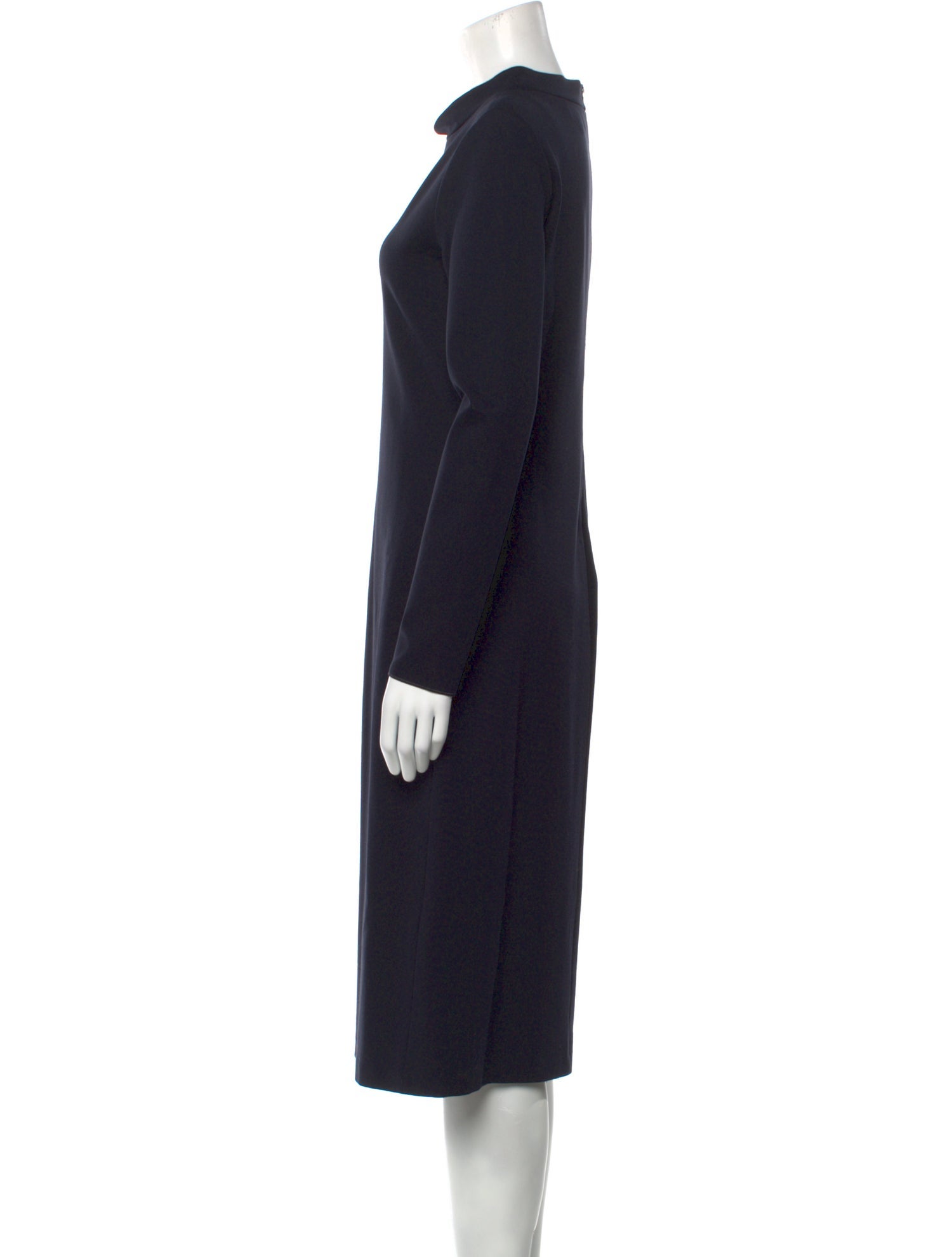 Emporio Armani Turtleneck Midi Length Dress