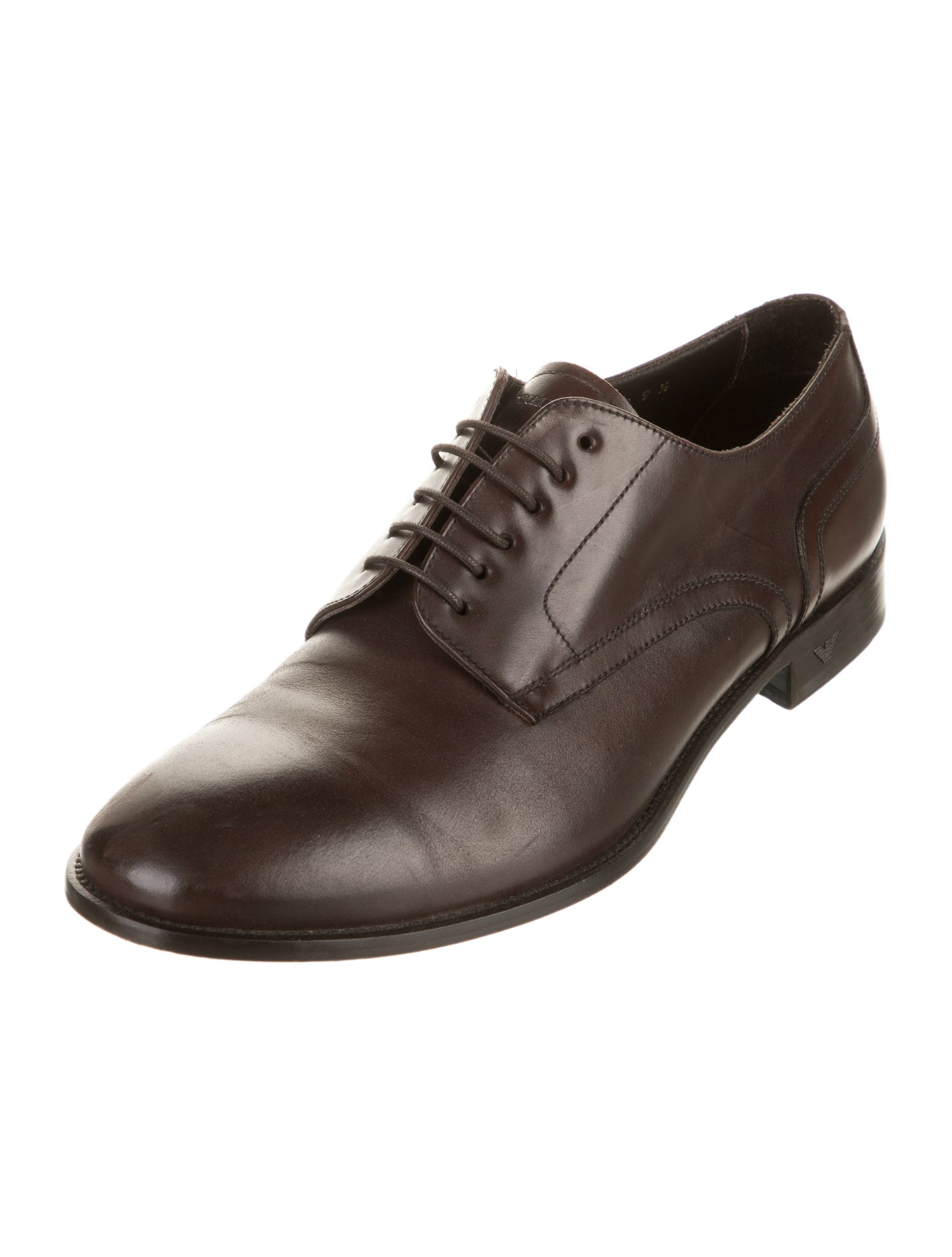 Emporio Armani Leather Oxfords