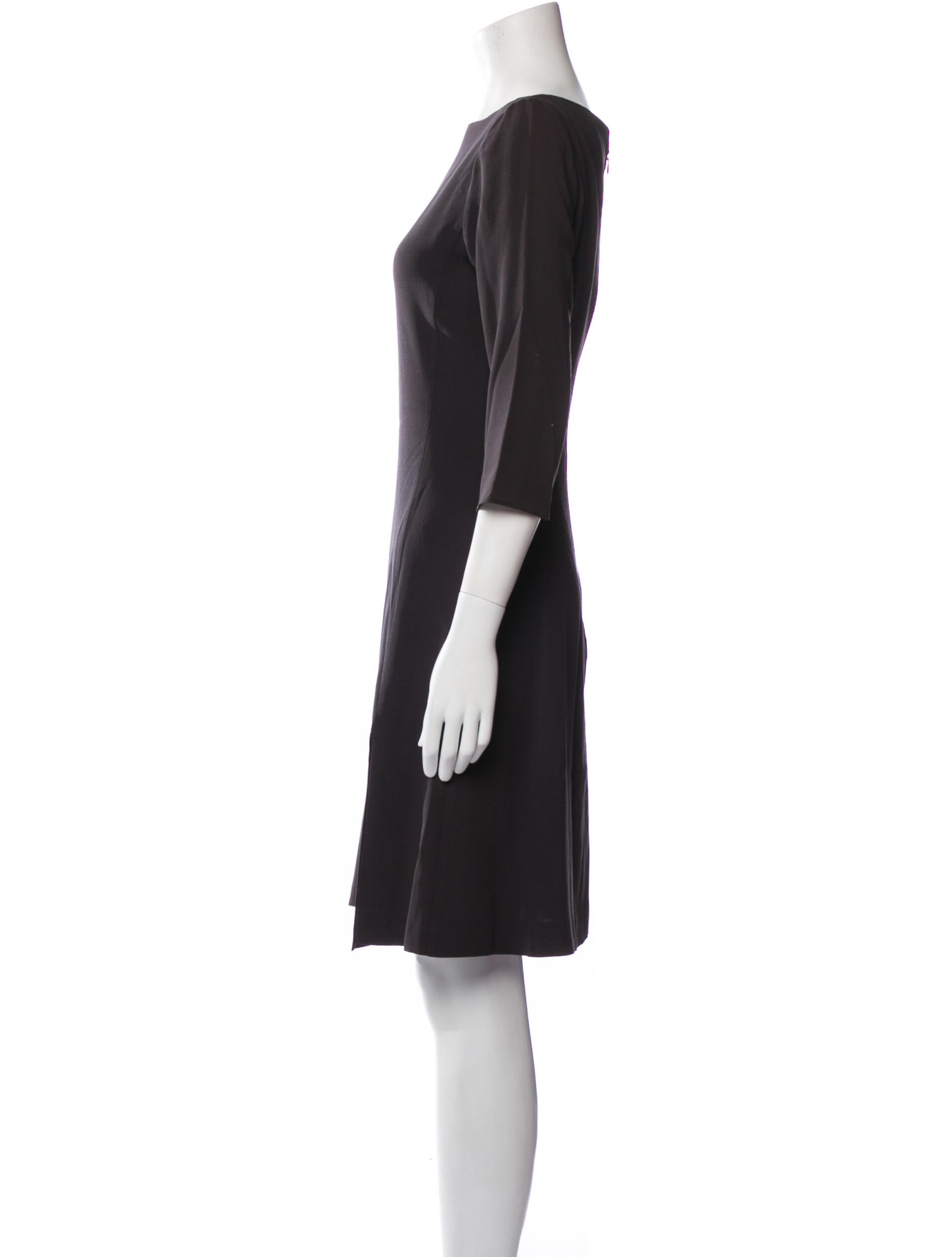 Emporio Armani Wool Knee-Length Dress