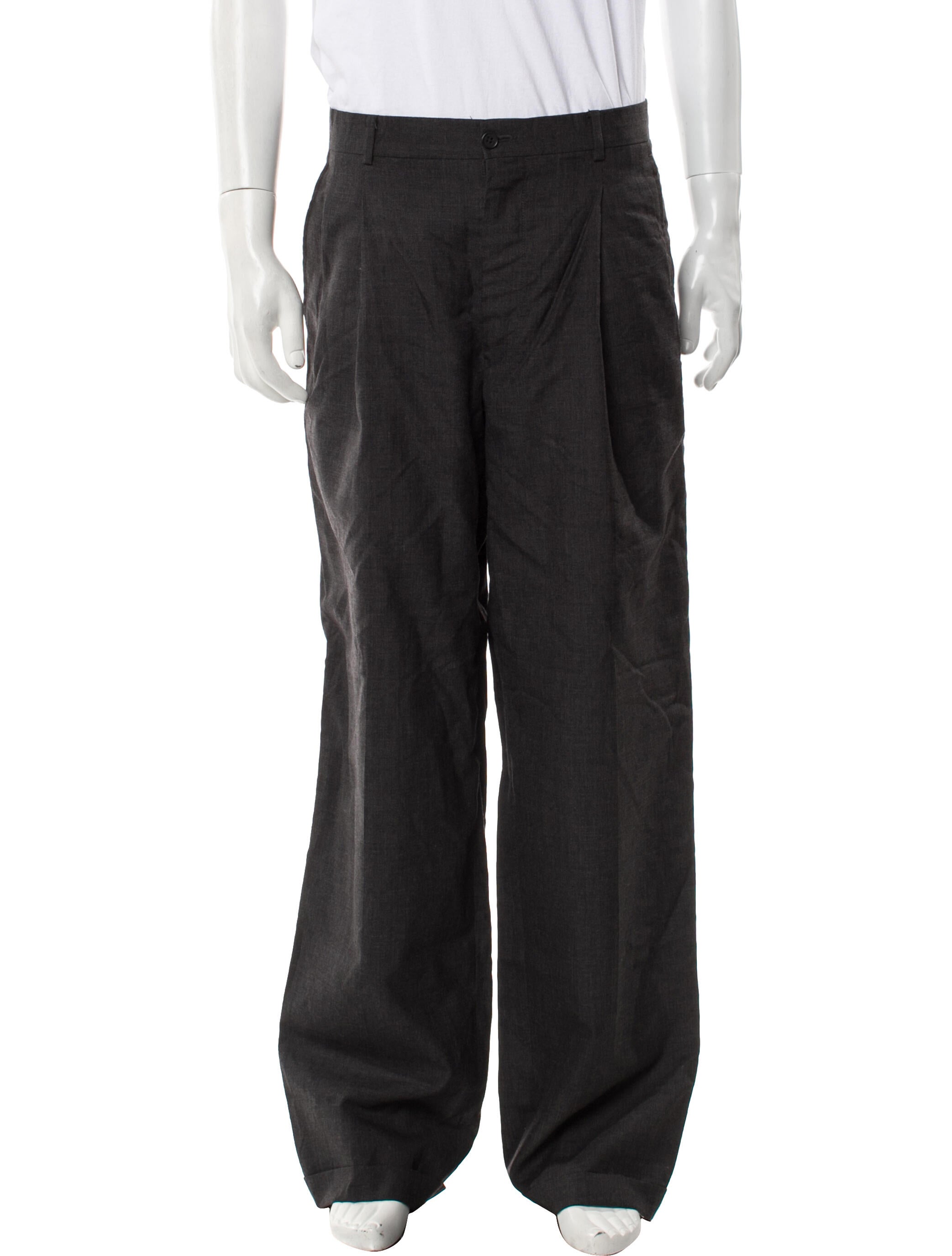 Emporio Armani Virgin Wool Dress Pants