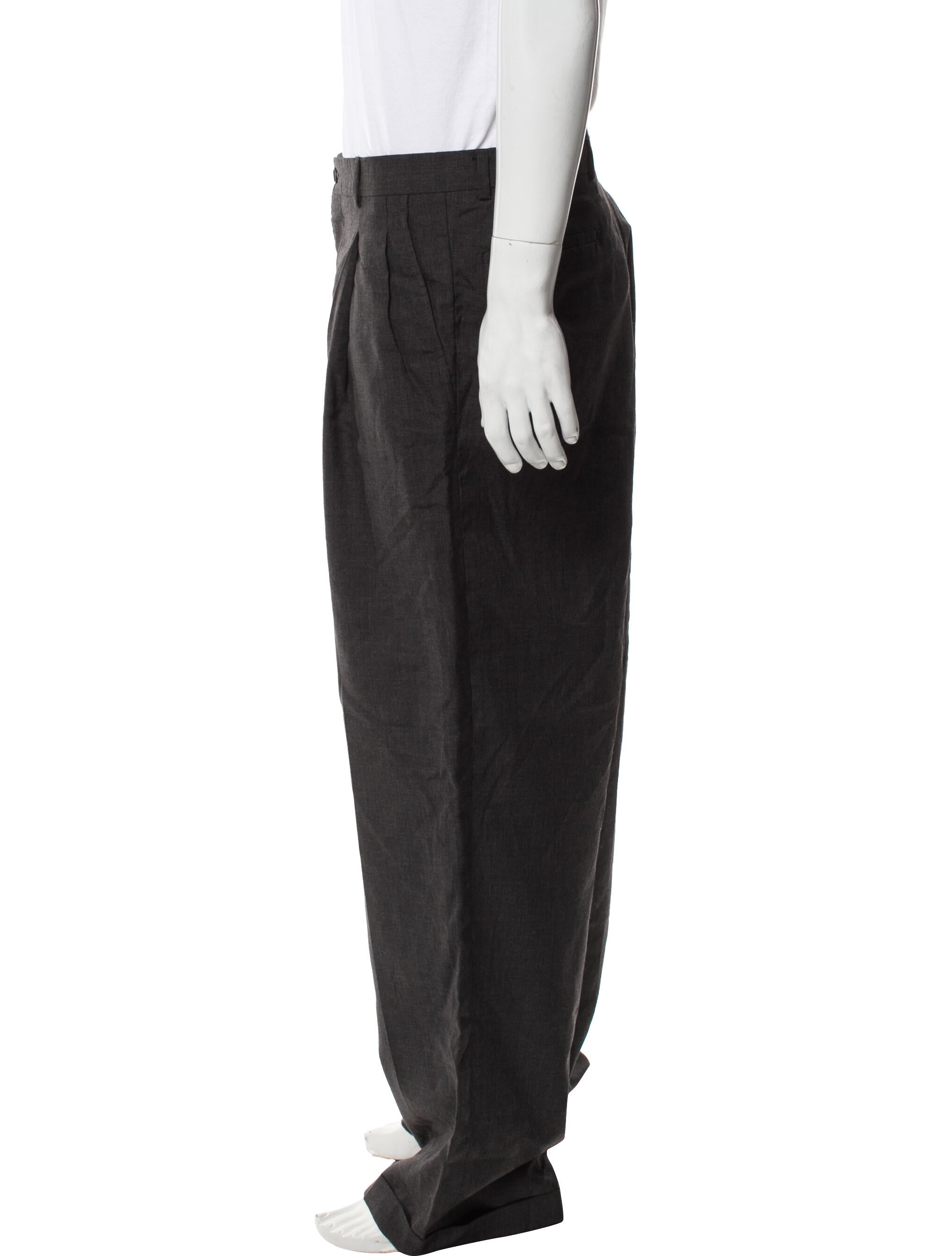 Emporio Armani Virgin Wool Dress Pants