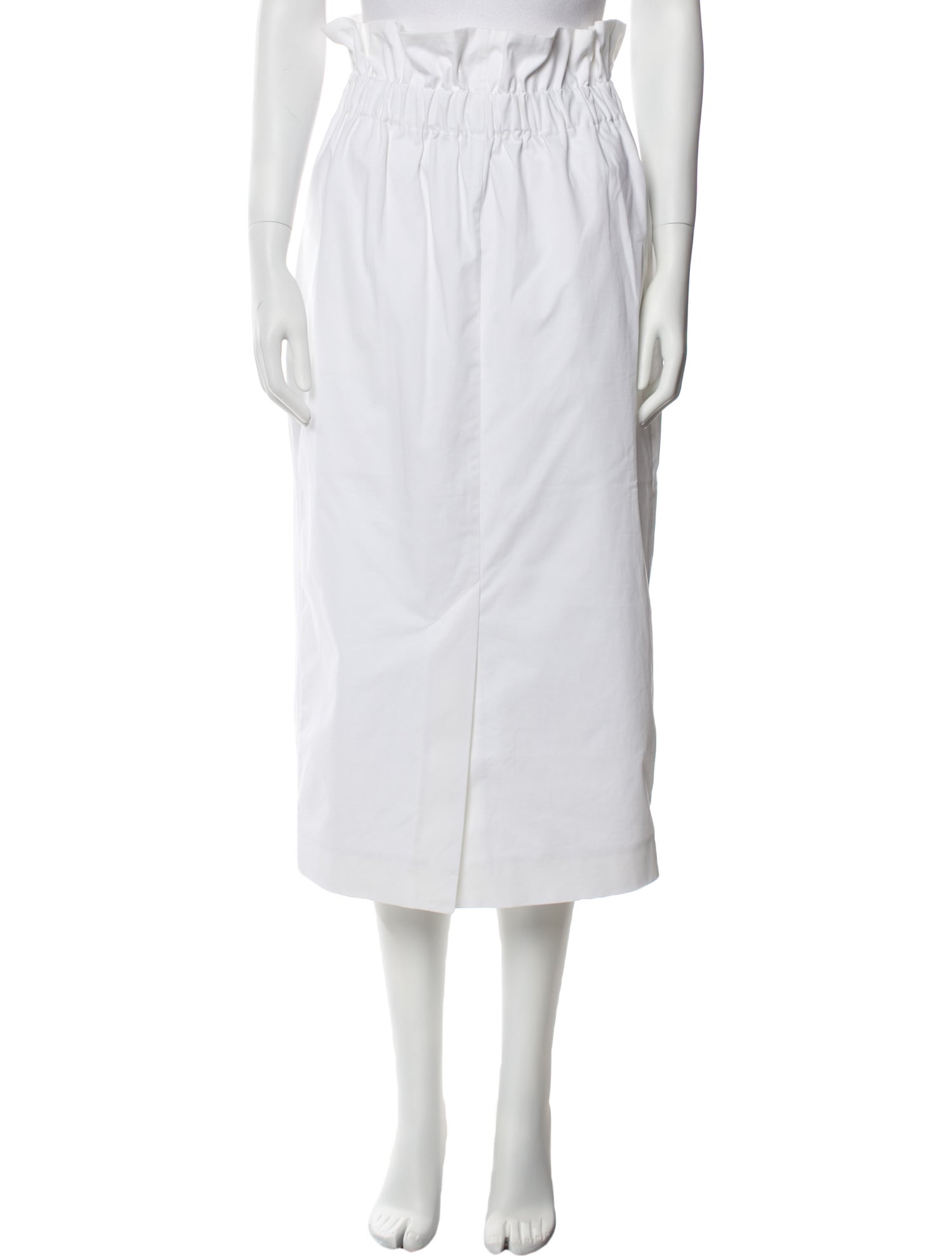 Emporio Armani Ruffle Embellishment Midi Length Skirt