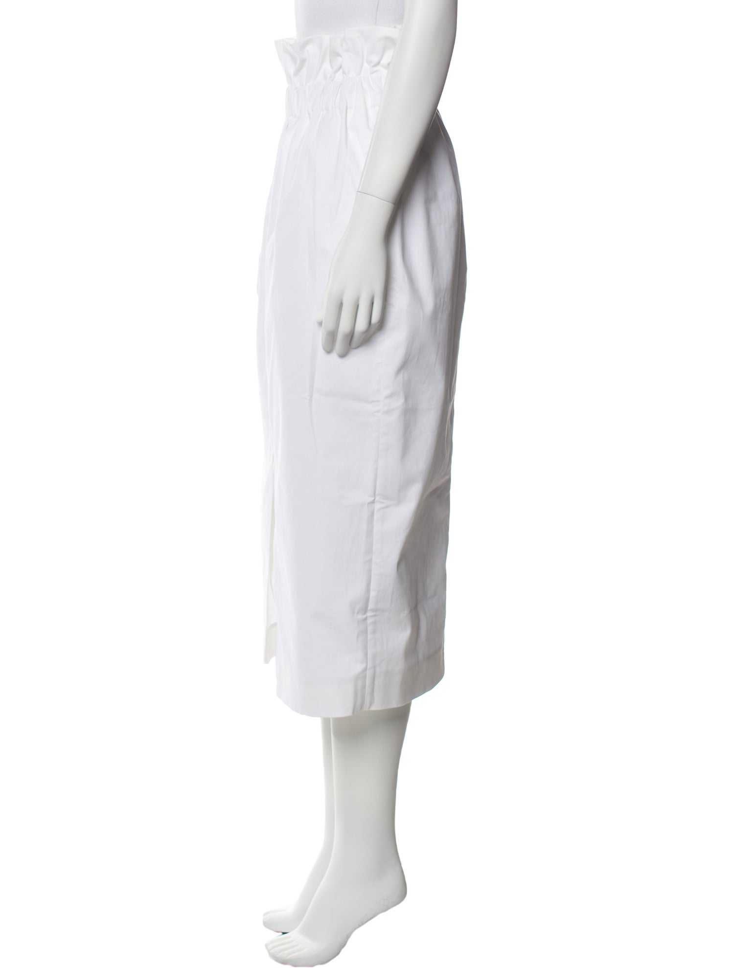 Emporio Armani Ruffle Embellishment Midi Length Skirt