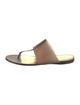 Emporio Armani Leather Slides