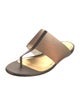 Emporio Armani Leather Slides