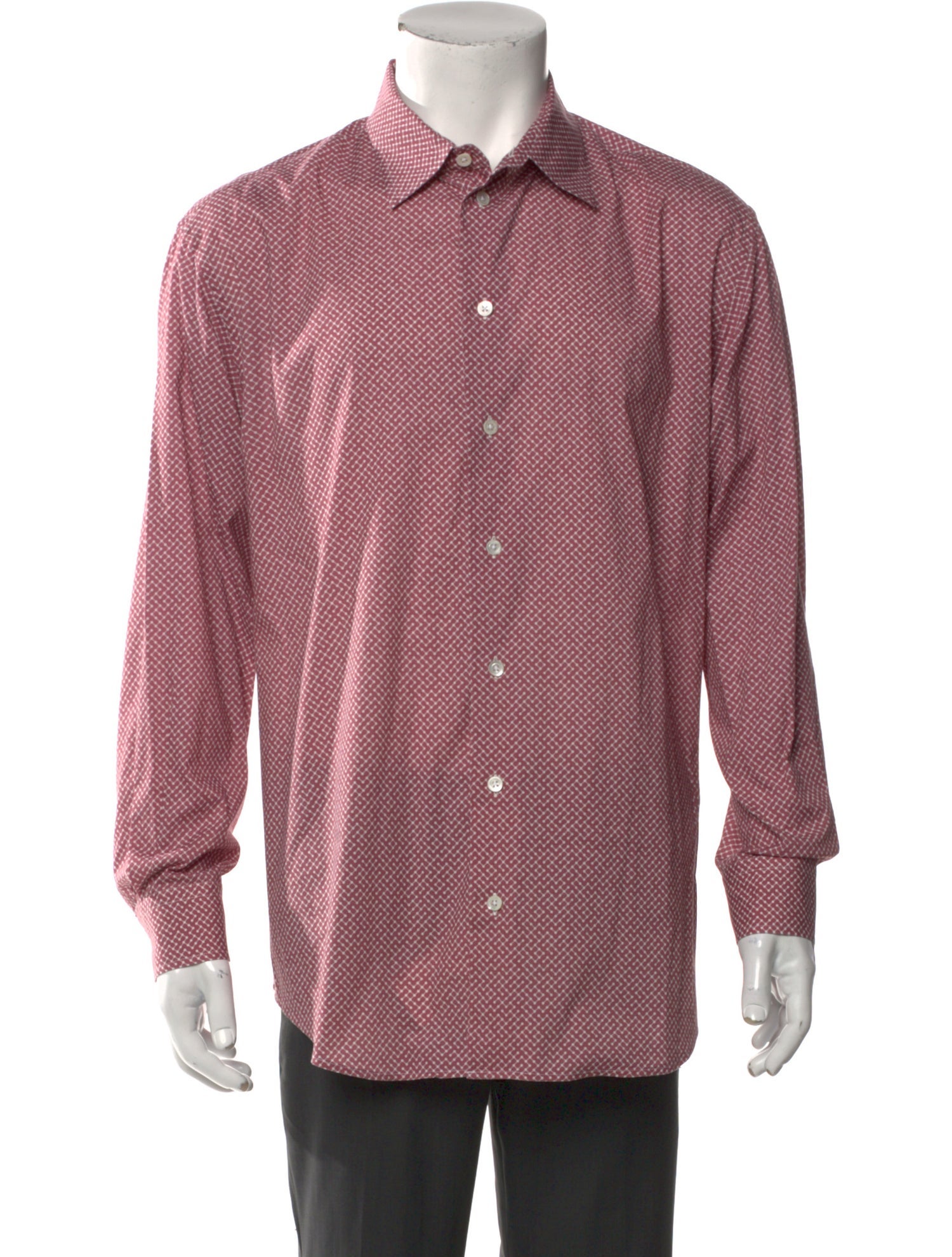 Emporio Armani Printed Long Sleeve Shirt
