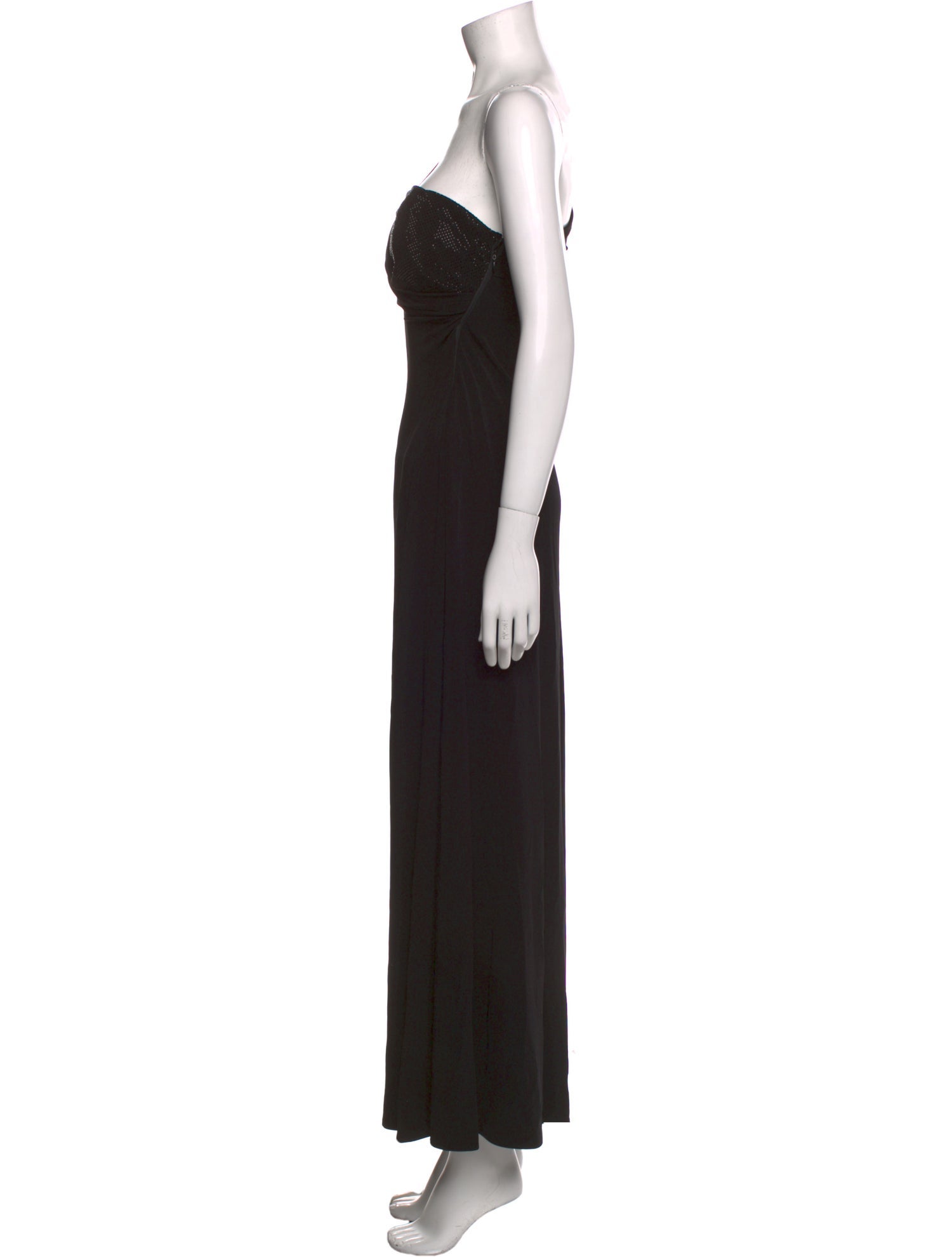 Emporio Armani One-Shoulder Long Dress