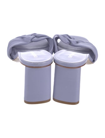 Emporio Armani Leather Slides