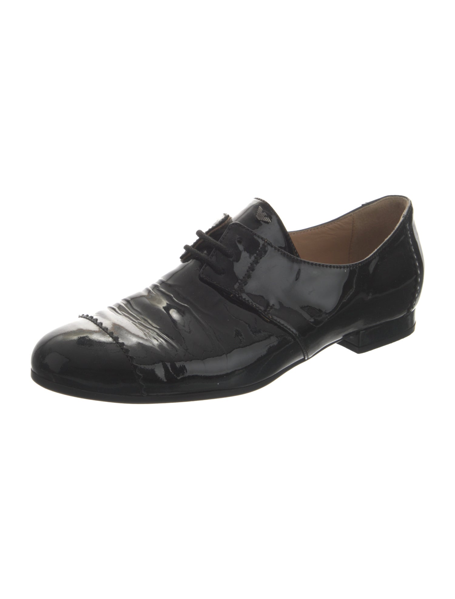 Emporio Armani Patent Leather Oxfords