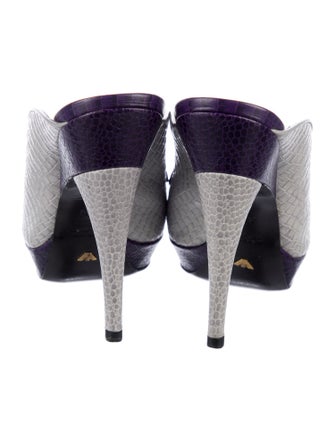 Emporio Armani Leather Slides