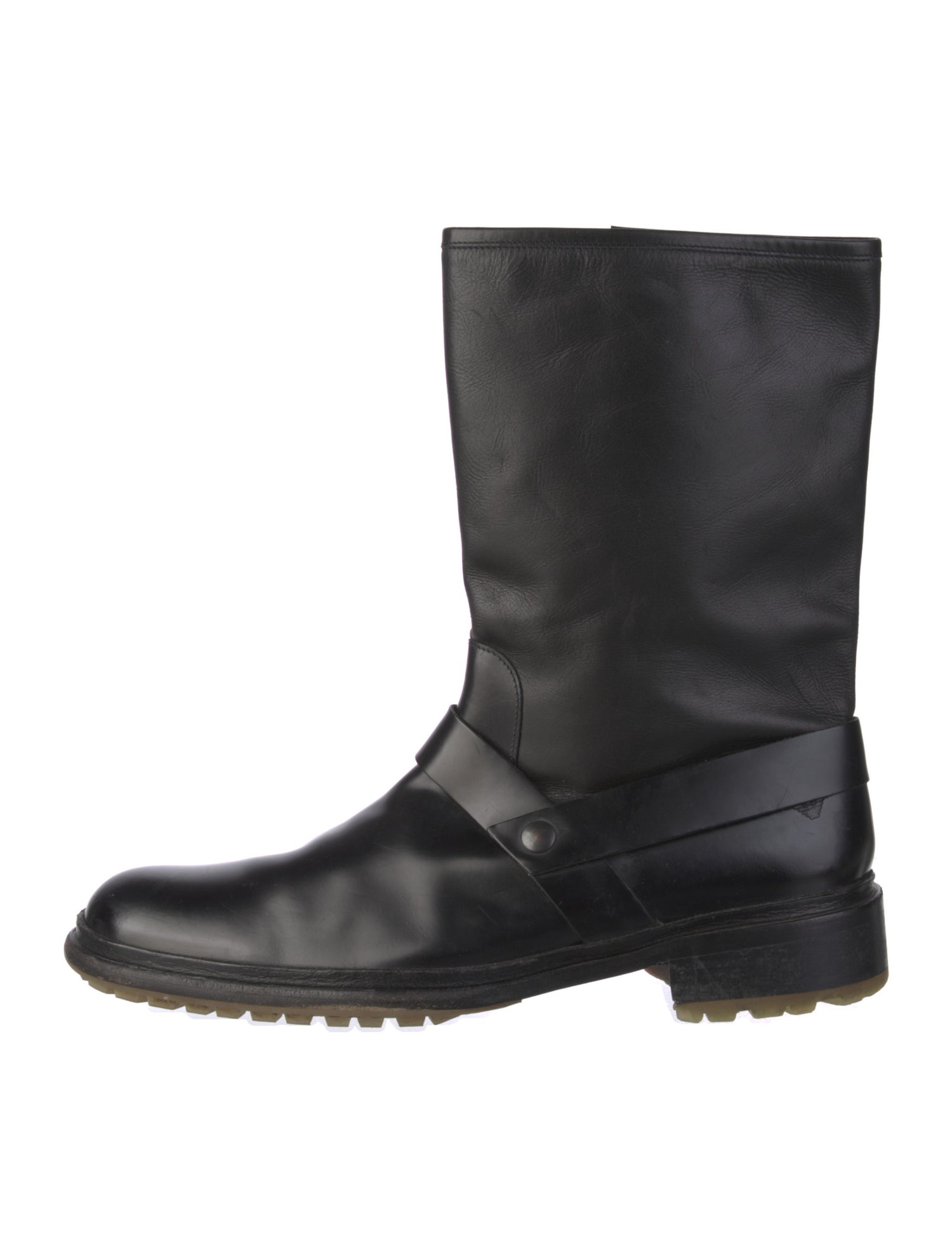 Emporio Armani Leather Boots