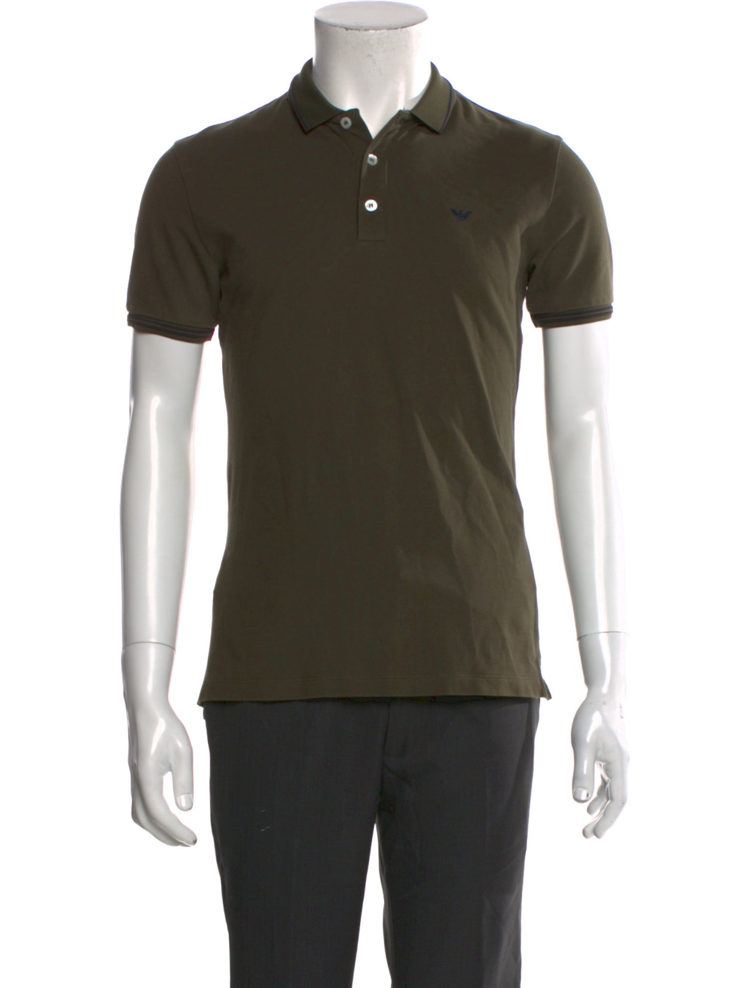 Emporio Armani Collar Short Sleeve Polo Shirt