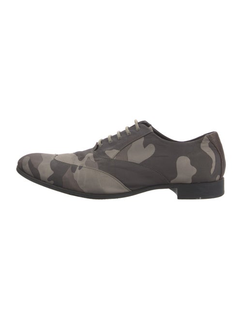 Emporio Armani Nylon Printed Derby Shoes