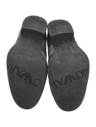 Emporio Armani Nylon Printed Derby Shoes