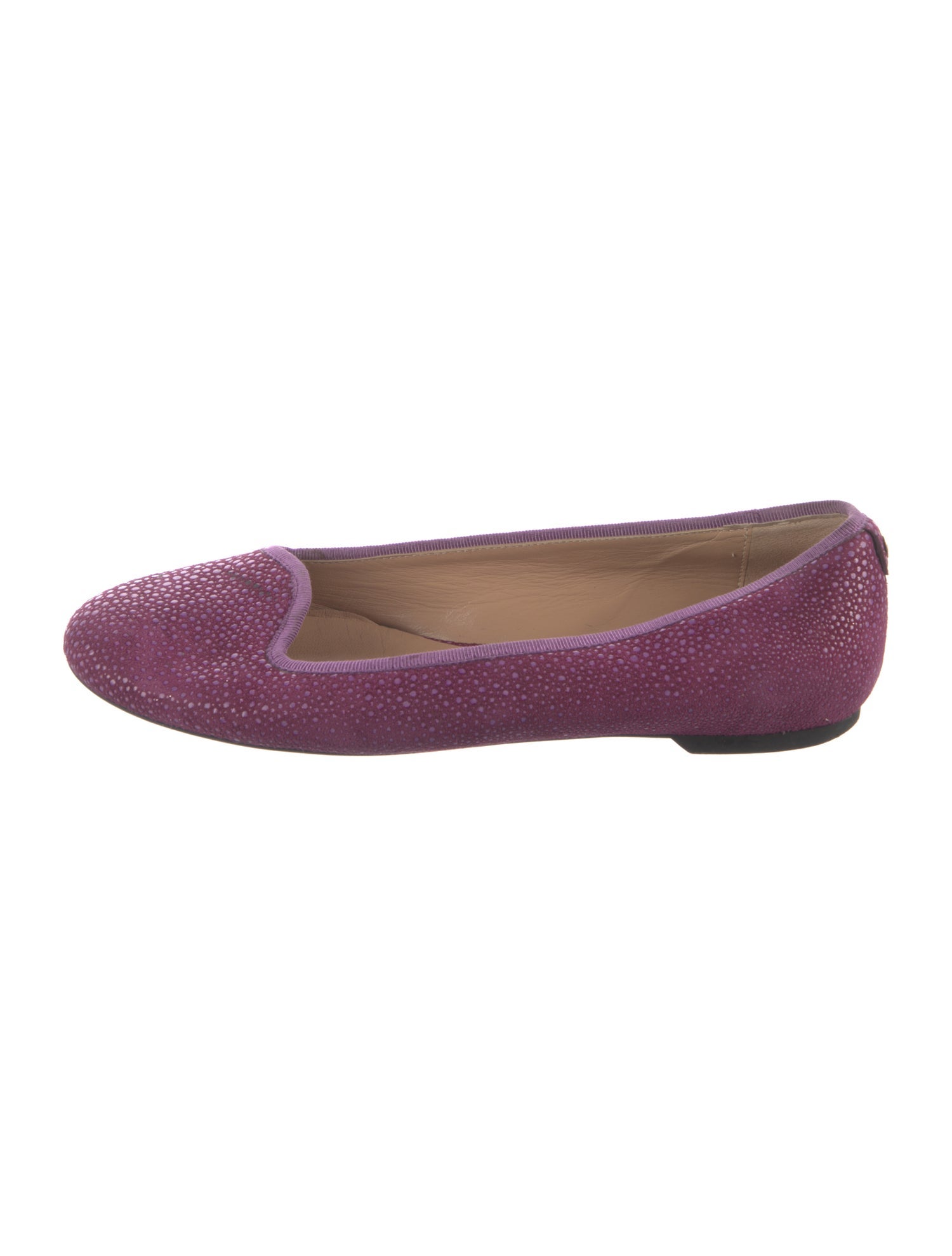 Emporio Armani Suede Ballet Flats