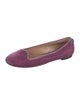 Emporio Armani Suede Ballet Flats