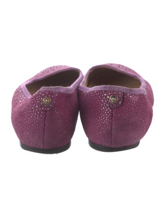 Emporio Armani Suede Ballet Flats