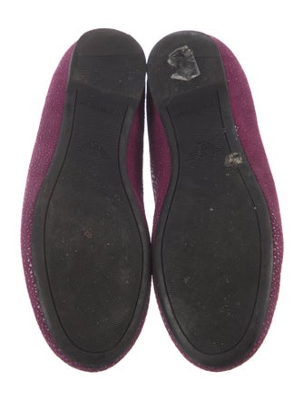 Emporio Armani Suede Ballet Flats