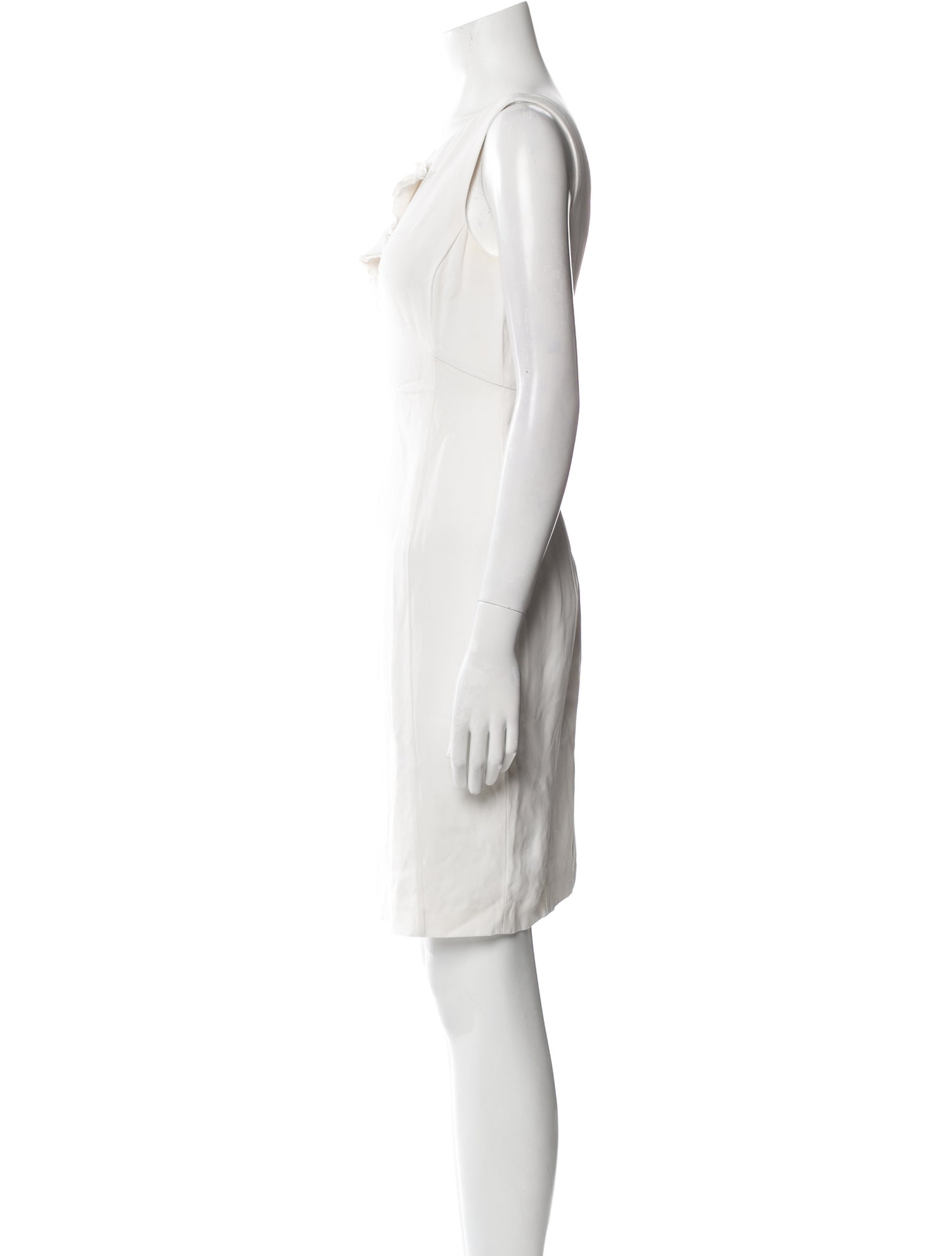 Emporio Armani Scoop Neck Mini Dress