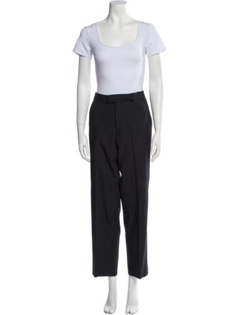 Emporio Armani Virgin Wool Striped Pantsuit