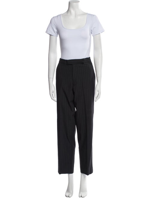 Emporio Armani Virgin Wool Striped Pantsuit