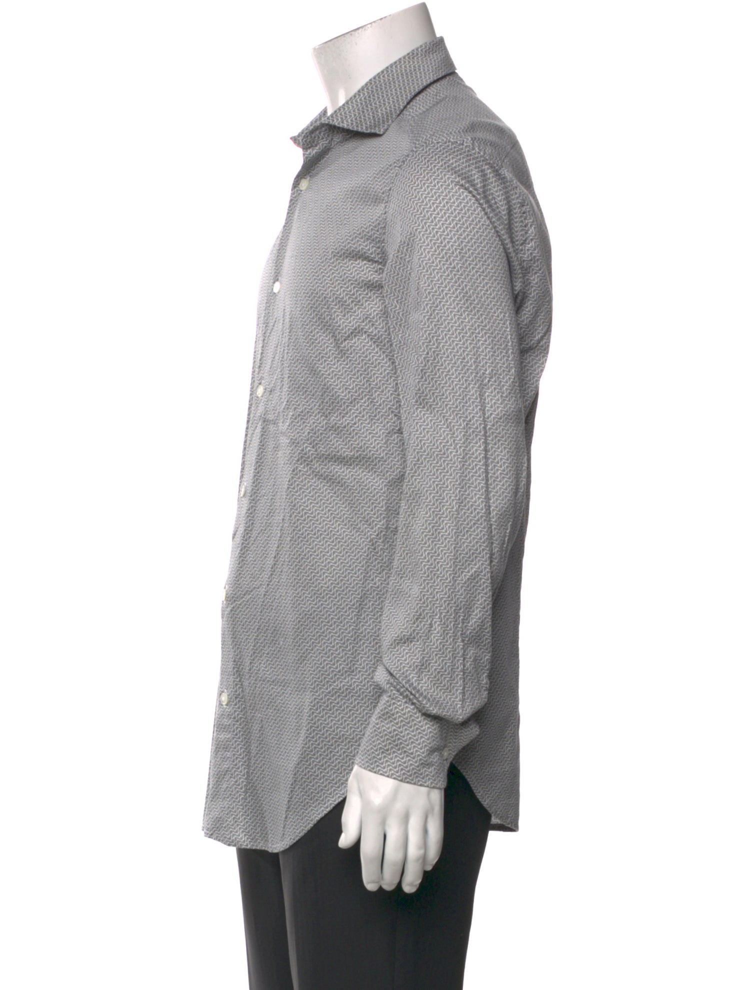 Emporio Armani Striped Long Sleeve Shirt
