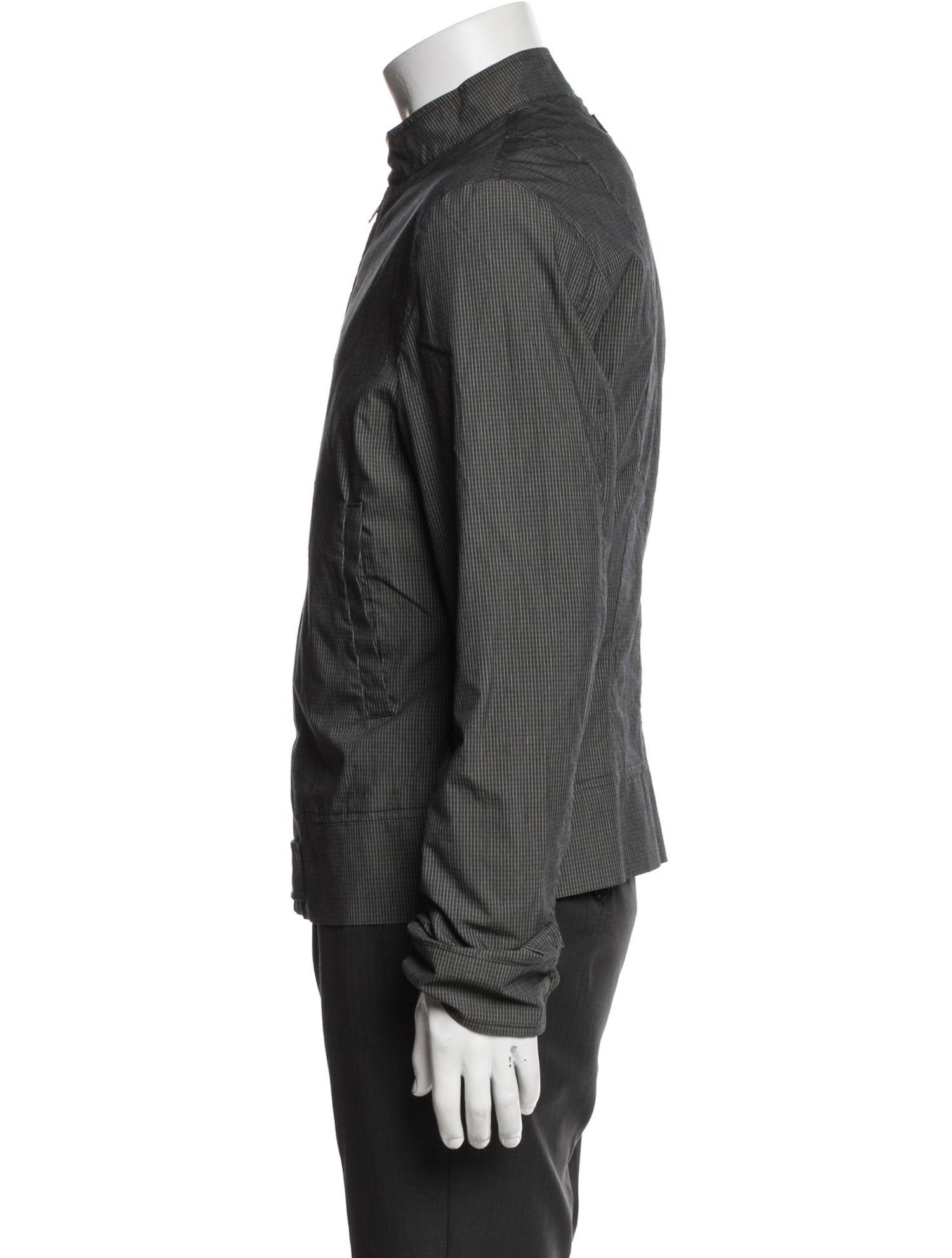 Emporio Armani Plaid Print Jacket