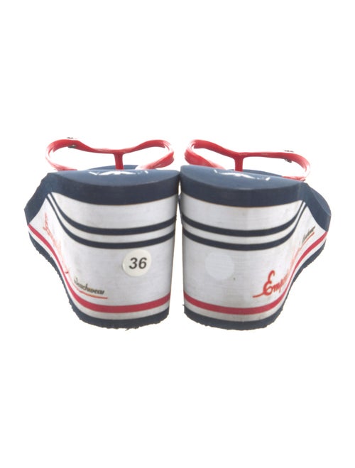 Emporio Armani Rubber Printed Flip Flops