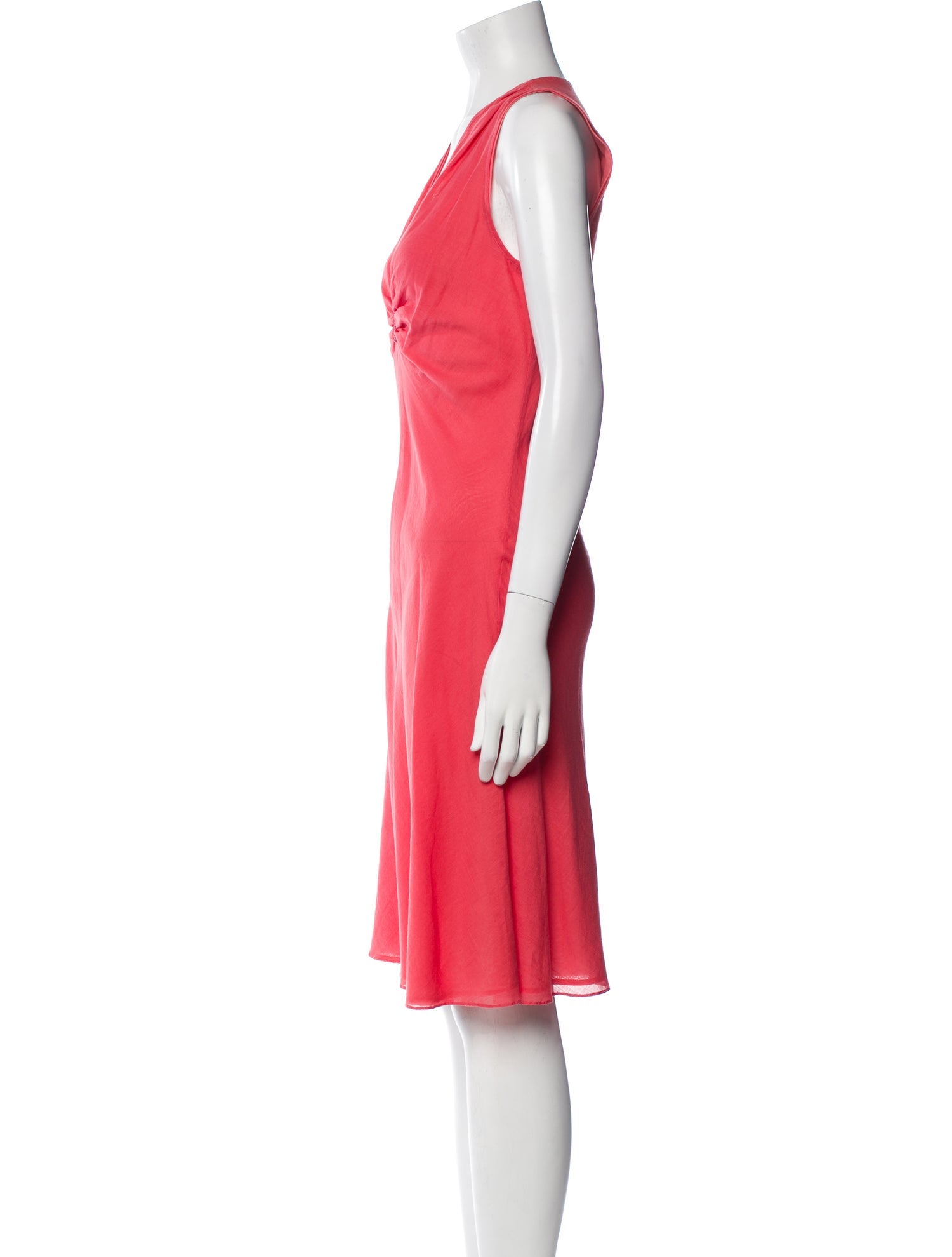 Emporio Armani V-Neck Midi Length Dress