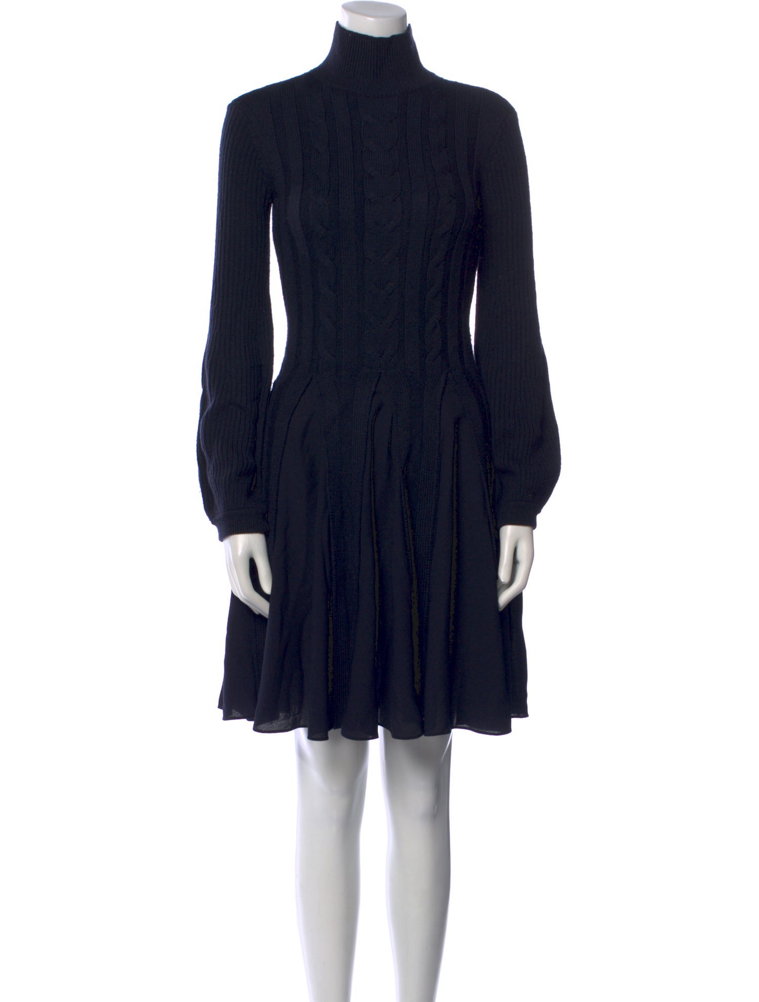 Emporio Armani Virgin Wool Mini Dress