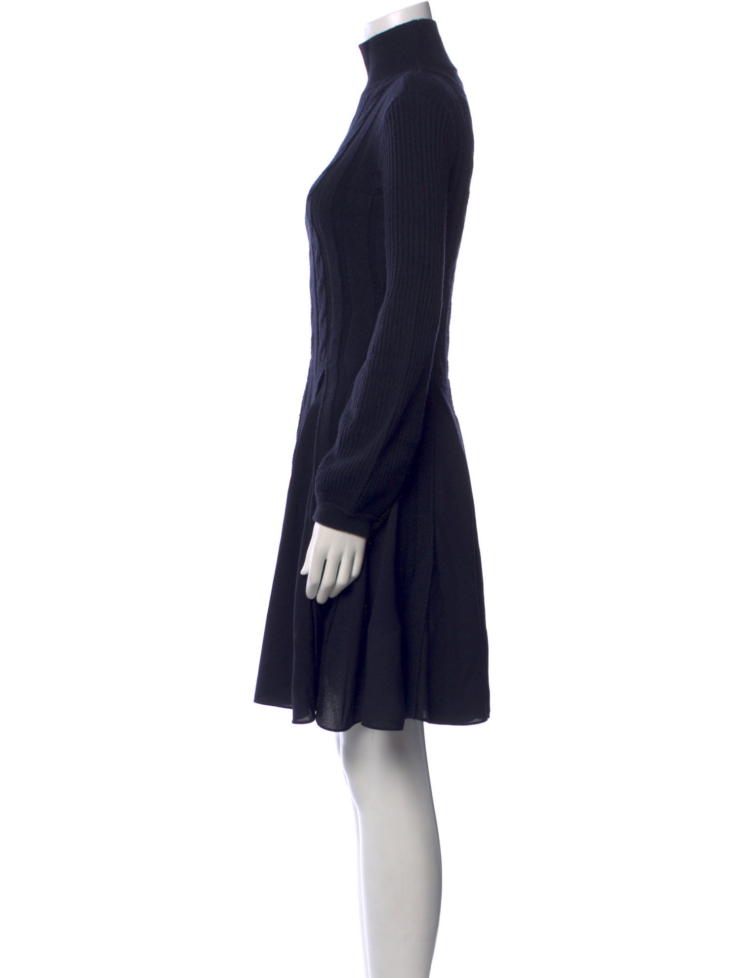 Emporio Armani Virgin Wool Mini Dress