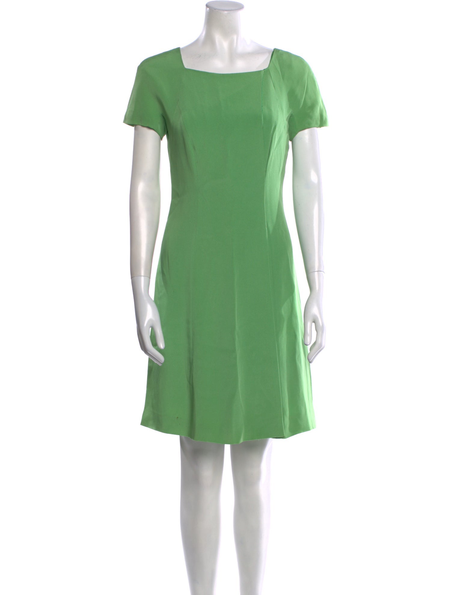 Emporio Armani Square Neckline Mini Dress