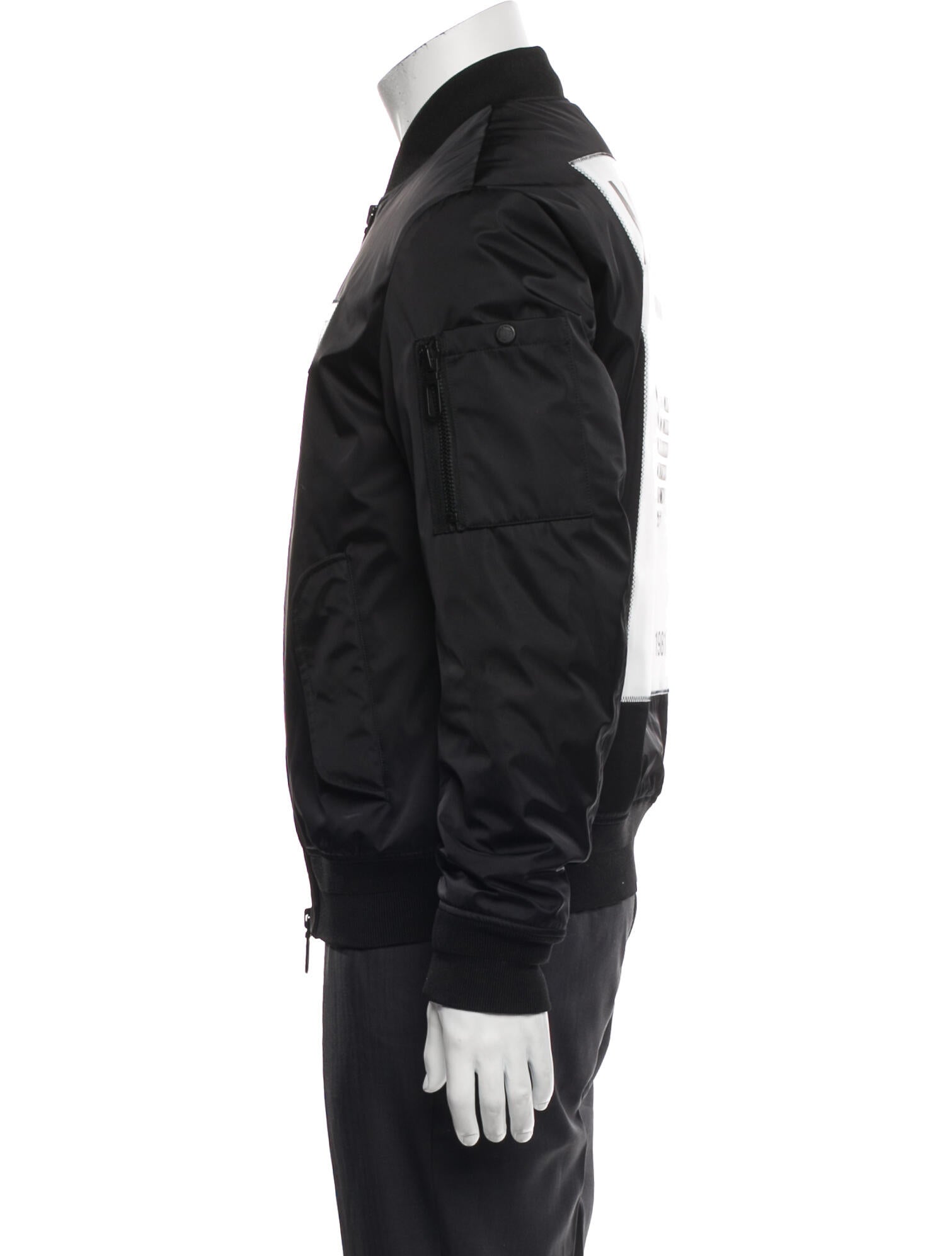 Emporio Armani Graphic Print Bomber Jacket