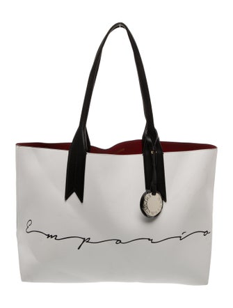Emporio Armani Leather Tote