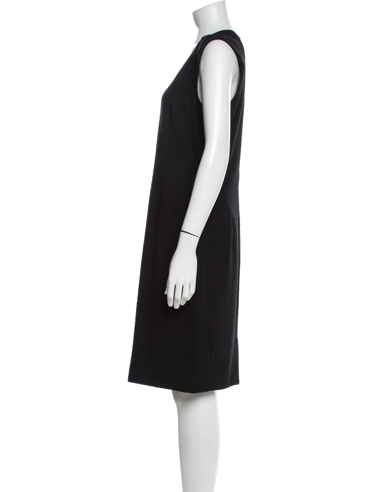 Emporio Armani Scoop Neck Knee-Length Dress