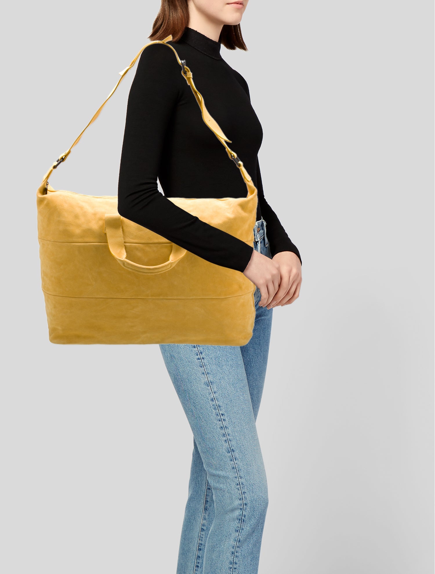 Emporio Armani Suede Messenger Bag