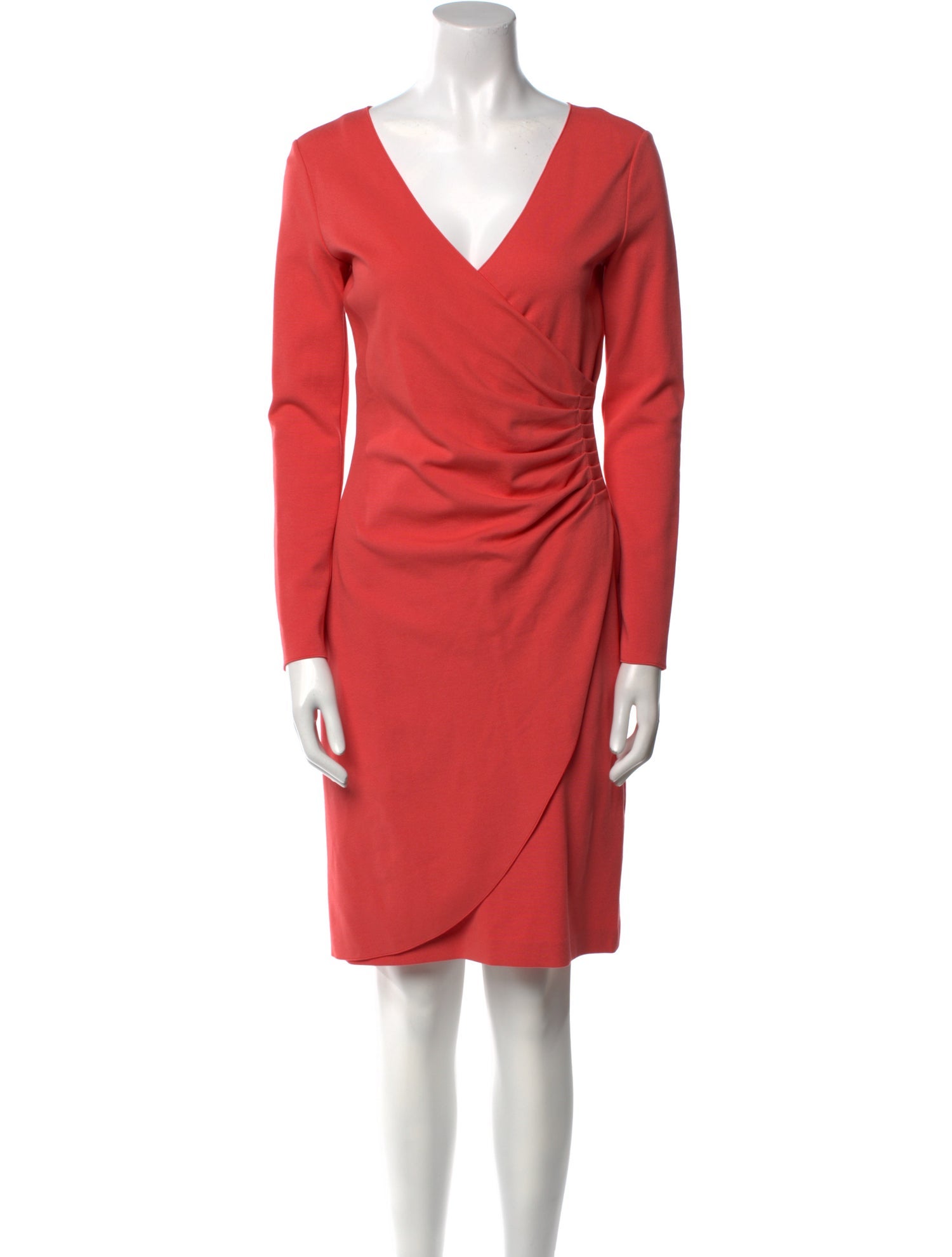 Emporio Armani V-Neck Knee-Length Dress