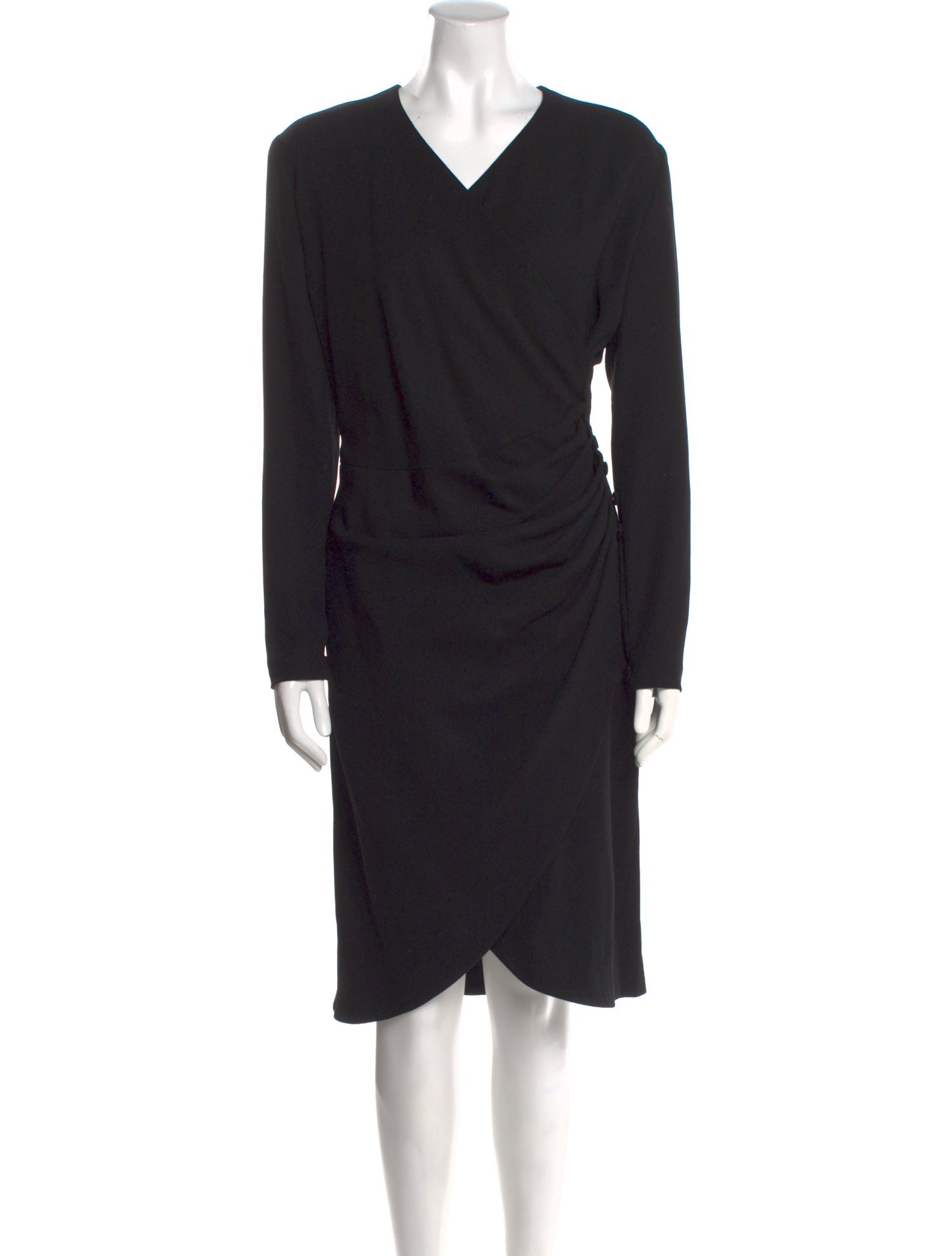 Emporio Armani Wool Midi Length Dress