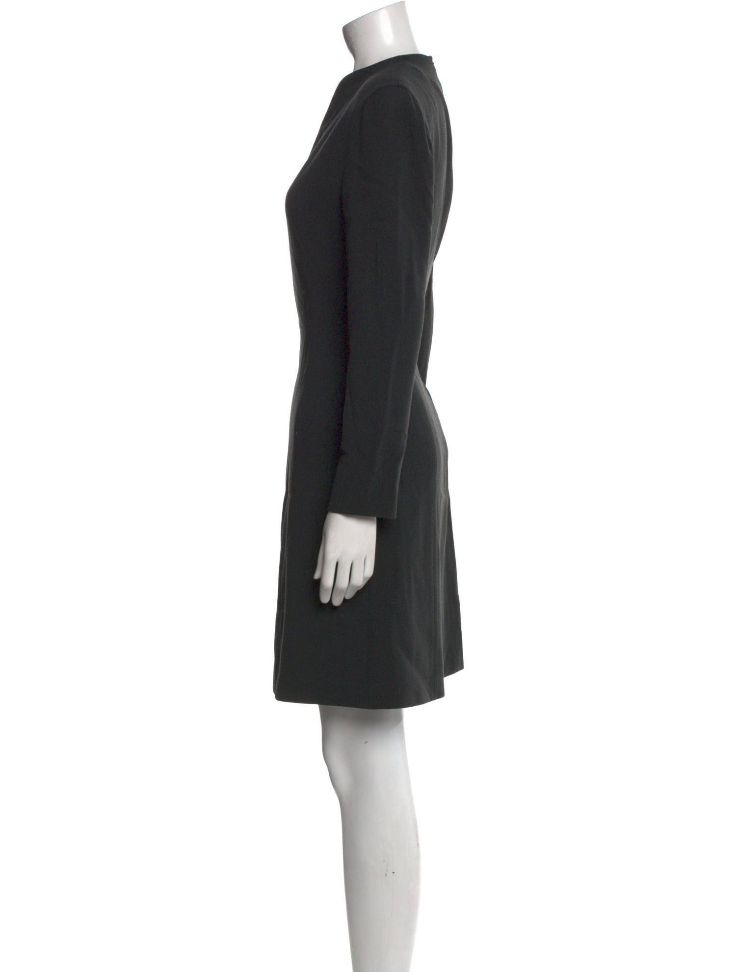 Emporio Armani Virgin Wool Mini Dress